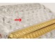 Coffret boîte cristal taillé pointes diamant bronze doré Napoléon III XIXè
