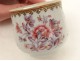 Paire pots à crème porcelaine Compagnie Indes famille rose fleurs XVIIIème