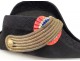 Bicorne chapeau officier marine cocarde France ancre broderie XIXè siècle