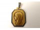 Médaille de baptême en or massif 18 carats Vierge Marie XXème siècle