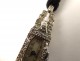 Montre bracelet platine petites roses diamants tête chiens watch XXè siècle