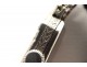 Montre bracelet platine petites roses diamants tête chiens watch XXè siècle