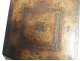 Box gold embossed leather letter to iron flowers foliage eighteenth century