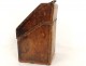 Box gold embossed leather letter to iron flowers foliage eighteenth century