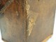 Box gold embossed leather letter to iron flowers foliage eighteenth century