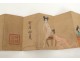 Rare ensemble aquarelles kamasutra Japon signé aphorismes désir XIXème 