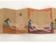 Rare ensemble aquarelles kamasutra Japon signé aphorismes désir XIXème 