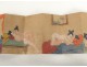 Rare ensemble aquarelles kamasutra Japon signé aphorismes désir XIXème 