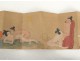 Rare ensemble aquarelles kamasutra Japon signé aphorismes désir XIXème 