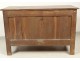 Commode parisienne rustique Louis XIV merisier sculpté bronze doré XVIIIème