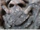 Rare granite lions crest character Brittany sixteenth century castle crest