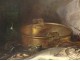 HST still life stripe fish lobster shells Eugene Claude 164x131cm 19th