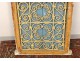 Fenêtre marocaine grille fer forgé bois peint Maroc Maghreb Atlas déco XXè