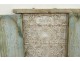 Fenêtre marocaine grille fer forgé bois peint Maroc Maghreb Atlas déco XXè