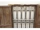 Moroccan wrought iron grille painted wood window Maghreb Morocco Atlas Deco XXth