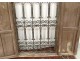 Moroccan wrought iron grille painted wood window Maghreb Morocco Atlas Deco XXth