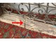 Moroccan wrought iron grille painted wood window Maghreb Morocco Atlas Deco XXth