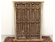 Moroccan wrought iron grille painted wood window Maghreb Morocco Atlas Deco XXth