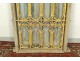 Fenêtre marocaine grille fer forgé bois peint Maroc Maghreb Atlas déco XXè