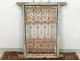 Grille fenêtre marocaine fer forgé bois peint Maroc Maghreb Atlas déco XXè