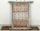 Grille fenêtre marocaine fer forgé bois peint Maroc Maghreb Atlas déco XXè