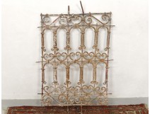 Moroccan window frame wrought iron Morocco Maghreb Atlas deco twentieth century