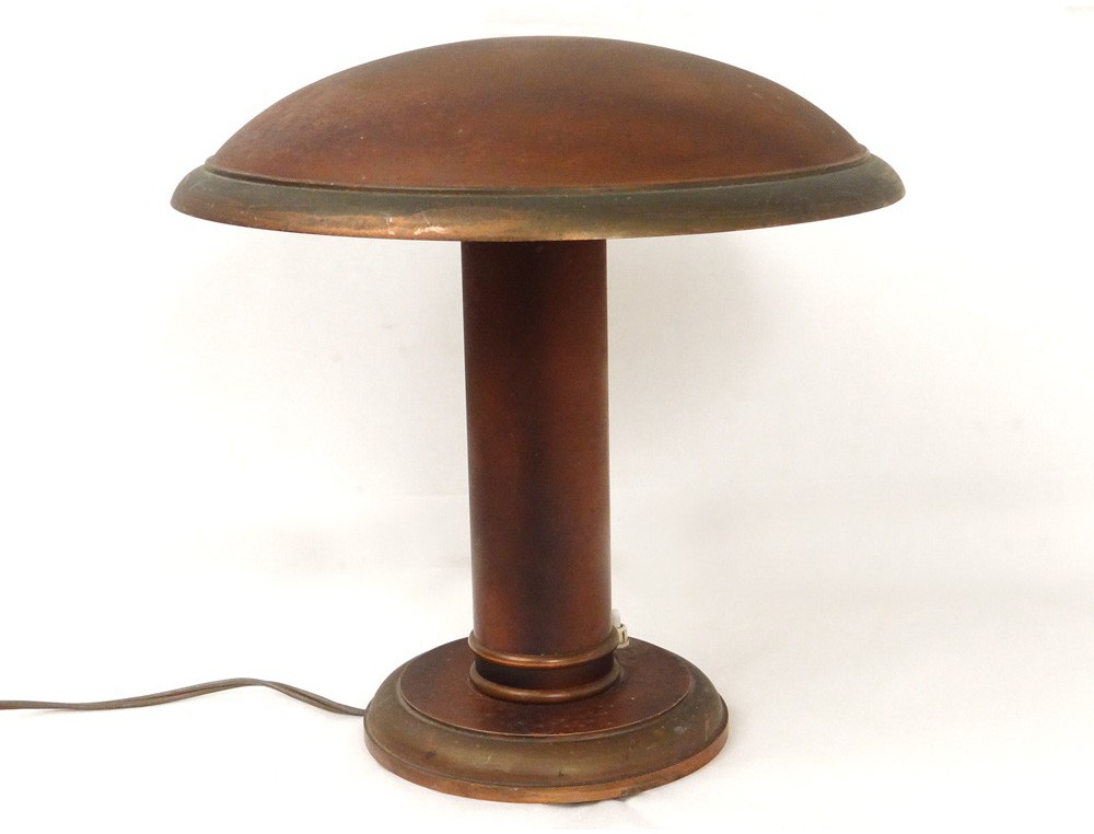 Lampe de paquebot bateau cuivre Art Déco french lamp XXème siècle
