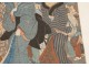 Estampe japonaise Kuniyoshi personnages femmes geisha cavaliers XIXè siècle