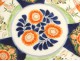 Grand plat porcelaine imari Japon oiseaux phoenix fleurs signé cachet XIXè