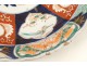 Large porcelain dish Imari Japan birds phoenix fish signed stamp 19th