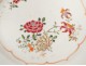 Porcelain dish Compagnie des Indes flowers insects famille rose XVIIIth