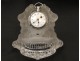 Porte-montre verre moulé angelots putti Amours XXème siècle