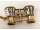 Mother of pearl opera glasses golden brass optician Chevalier Paris NapIII nineteenth