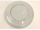 Assiette porcelaine Canton femmes enfants jardin pagode oiseaux Chine XIXè