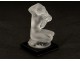 Statuette presse-papier cristal femme nue Floréal Lalique France glass XXè