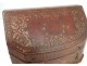 Boîte à courrier coffret cuir doré au fer Fortin & Cie Paris XIXème siècle