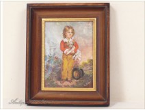 Miniature painted &quot;The Good Companions&quot; by G. Estimate of AW Moral 20th