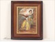 Miniature painted &quot;the ferret of Watteau&quot; by G.Moral, 20th