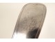 Solid silver ladle Old man coat of arms blazon medals lion cross 19th century