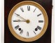 Pendule borne acajou bronze doré horloger Fortin Paris clock XVIIIè siècle