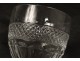 All 18 crystal stemware St. Louis Trianon tips nineteenth diamonds