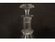 Crystal wine decanter cut France Baccarat Harcourt glass model twentieth