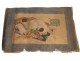 Peinture érotique couple chinois personnages kamasutra Chine XIXème siècle