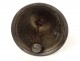 Cloche bronze airain feuillage antique french bell XVIIème siècle