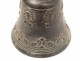 Cloche bronze airain feuillage antique french bell XVIIème siècle