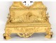 Ormolu clock Emperor Napoleon Empire XIXth capitulation of Ulm
