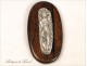 Miniature silver sculpture, Nude, Art Nouveau, 19th