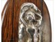 Miniature silver sculpture, Nude, Art Nouveau, 19th