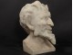 Beautiful marble bust sculpture Carrara satyr wildlife nineteenth century