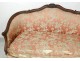 Sofa bench carved walnut Louis XV Trash stamp Tilliard 18th